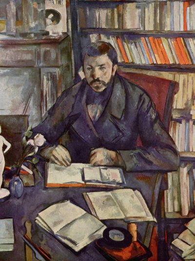 Portret van Gustave Geffroy door Paul Cézanne